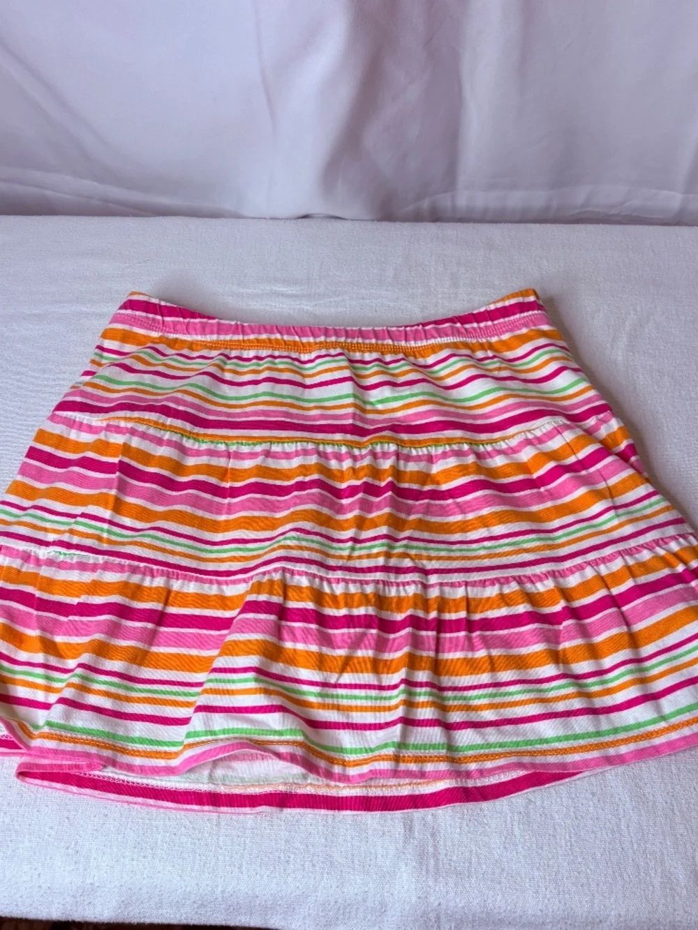 VTG Y2k Children's Place 1989 Tag Striped Skort/Skirt Girls  10/12